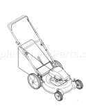 Page B Diagram and Parts List for 11A-588C755 2006 Yard Man Lawn Mower